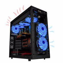 120mm Ultra Silent PC Case Fan | 15 LED's, 12V With Quiet Rubber Molex Connector