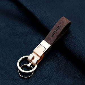 Luxury Leather Strap Keychain - Tech Haul