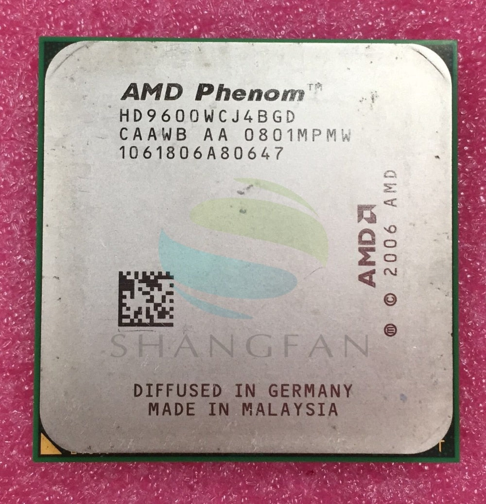 AMD Phenom X4 9600 Quad-Core DeskTop 2.3GHz CPU HD9600WCJ4BGD HD960BWCJ4BGH HD960ZWCJ4BGD Socket AM2+/940pin