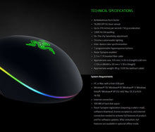 Razer Diamondback Wired Gaming Mouse | 6000 DPI, Ambidextrous
