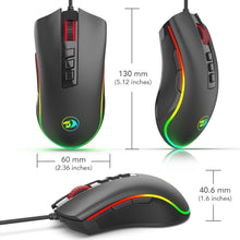 Redragon COBRA M711 Chroma 10000 DPI Wired Gaming Mouse | 16.8 Million RGB Color, Backlit 7 Programmable Buttons, Optical Tracking