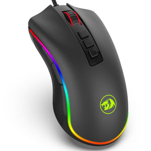 Redragon COBRA M711 Chroma 10000 DPI Wired Gaming Mouse | 16.8 Million RGB Color, Backlit 7 Programmable Buttons, Optical Tracking