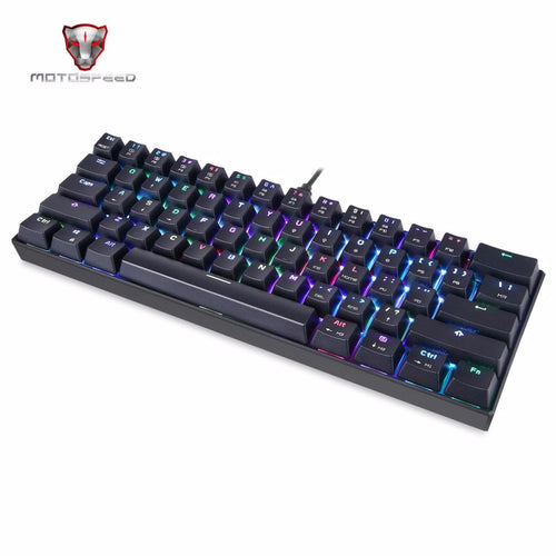 Motospeed CK61 RGB LED Wired Gaming Keyboard
