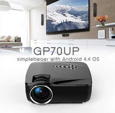 1200 Lumens Portable Projector Home Theater Airplay Wifi Bluetooth Android - Tech Haul