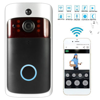 Smart Wireless WiFi Security DoorBell | Recording, Night Vision