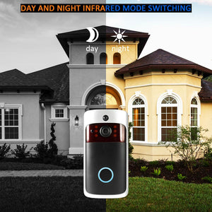 Smart Wireless WiFi Security DoorBell | Recording, Night Vision