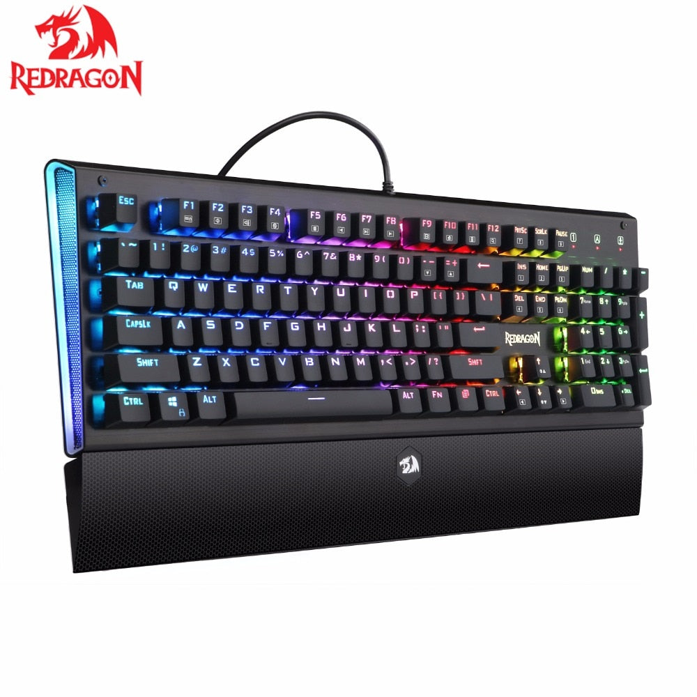 Redragon  Superia  K569 RGB LED Backlit | 104 keys Mechanical Keyboard with Wrist Rest