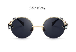 Steampunk Round Mirror Sunglasses - Tech Haul