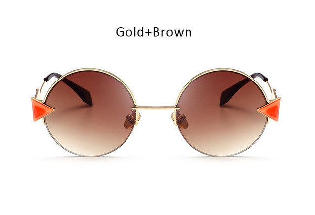 Steampunk Round Mirror Sunglasses - Tech Haul
