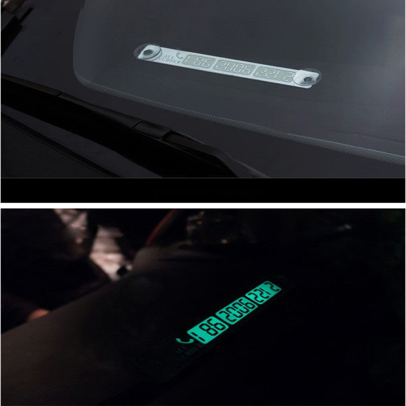 Phone Number Plate Sticker