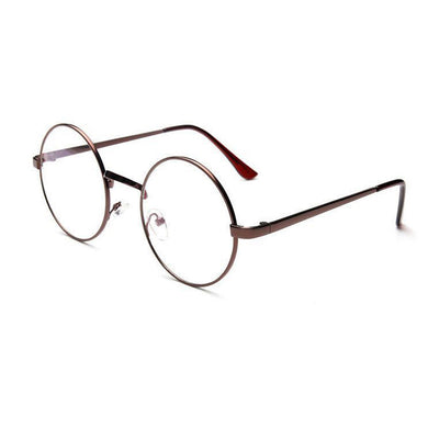 Unisex Classic Metal Frame Mirror Rounded Glasses - Tech Haul