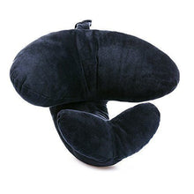 J-Pillow Head Chin and Neck Support with Carry Mesh Bag