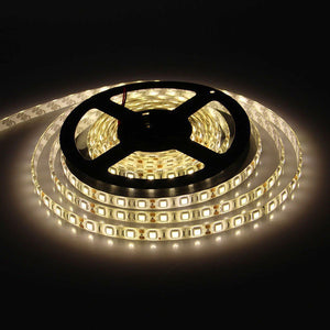 16 Ft 5M RGB White Blue 300 5050 LED Flexible Light Strip Lamp Waterproof DC 12V