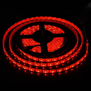 16 Ft 5M RGB White Blue 300 5050 LED Flexible Light Strip Lamp Waterproof DC 12V