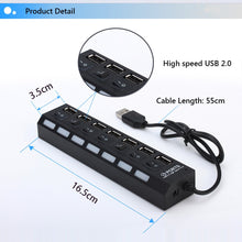 JDL-A7 HUB USB Hub 7 Port USB 2.0 | High Speed