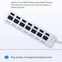 JDL-A7 HUB USB Hub 7 Port USB 2.0 | High Speed