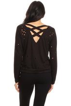 Women stylish cutout sweater